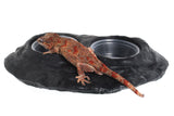 Charcoal Black Pangea Ultimate Gecko Ledge - Magnetic